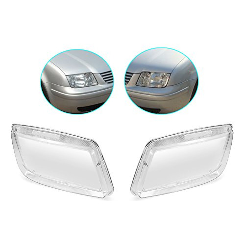 Looyuan Set Of Headlight Lenses Replacement Fit For Vw Bora 