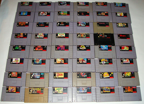 Lote Juegos Para Consola Snes Super Nintendo (mr2023) Sega