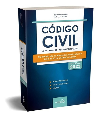 Coleção Publicações Jurídicas, De Jair Lot Vieira. Editora Edipro, Capa Mole Em Português, 2023