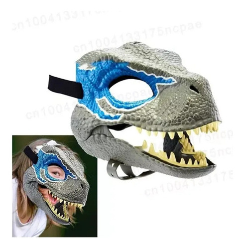 C Máscara De Miedo R Jurassic World Raptor Dinosaurio Dino,
