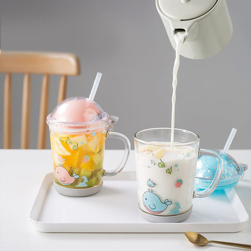 Tarro Para Botella De Agua, Vaso Transparente Con Vaso Para