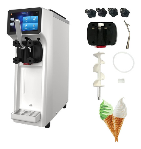 Bzd Máquina Comercial Para Hacer Helados 1000 W Sabor Único