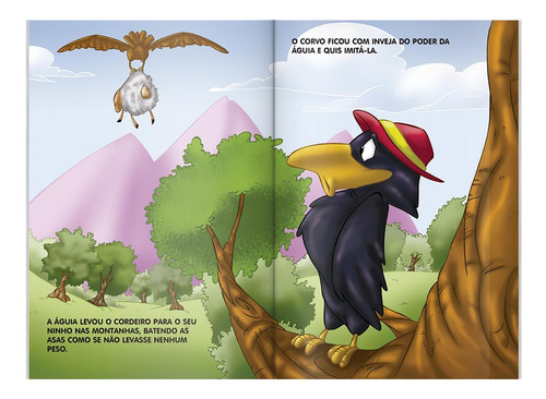 Fábulas para Aprender: Corvo que quis imitar a Águia, O, de Belli, Roberto. Editorial Todolivro Distribuidora Ltda. em português, 2016