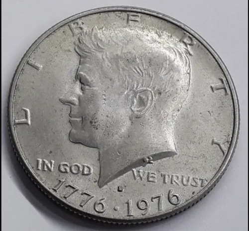 Moneda Norteamerica 1/2 Dolar Bicentanario 1976 