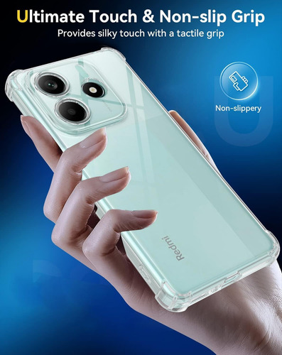 Funda Transparente Tpu Silicona Para Redmi Note 14 4g.