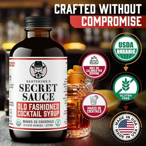 Mezcla Para Old Fashioned De Bartender - 32 Cócteles - Sirop