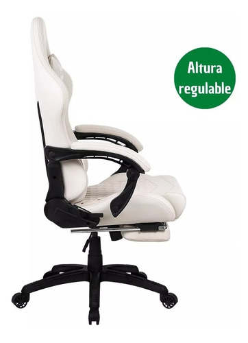 Silla Escritorio Gamer Masajeadora Calidad Apoya Pies Ragnar