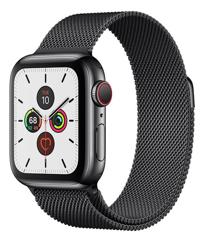 Malla Metalica Para Apple Watch Black 42 44 45 Mm