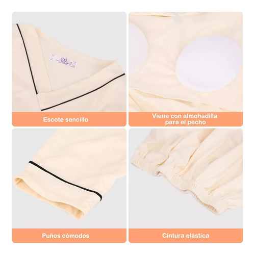 Pijama De Mujer Pantalones De Pijama De Algodón 2 Piezas