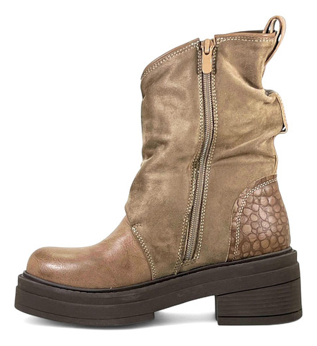 Botas Eco Cuero Plataforma Mujer Anca & Co Vittoria