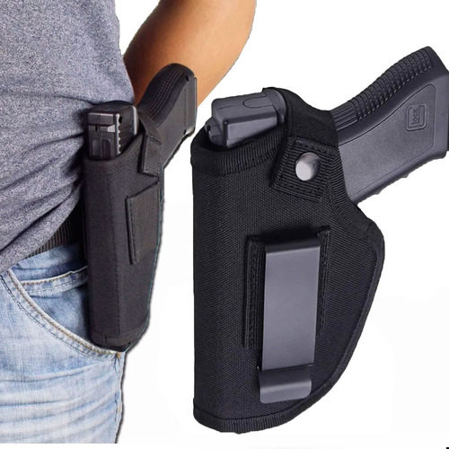 Funda Pistola Tactica Universal Negra 9mm Bolsa Cargador