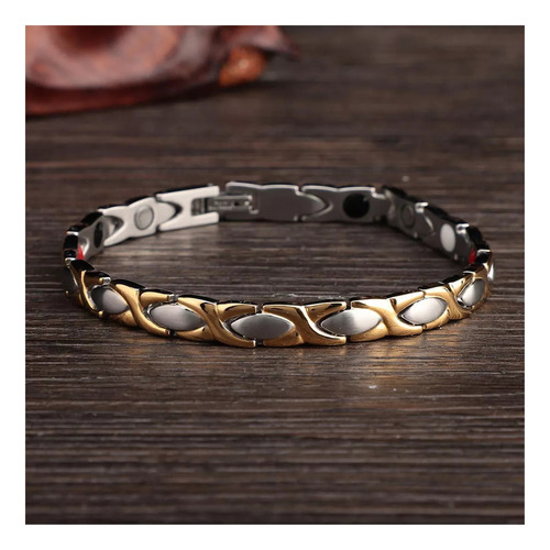 2pcs Joyas De Acero Inoxidable, Pulsera De Titanio Puro
