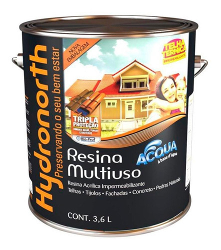 Resina Acqua Multiuso 3,6l Hydronorth - Cerâmica Telha