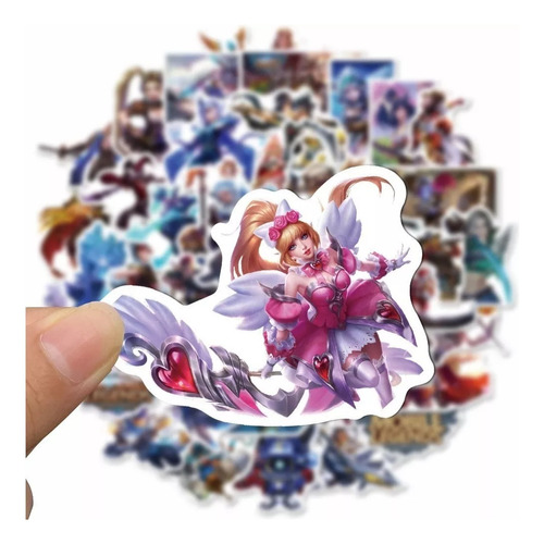 Stickers Autoadhesivos -  League Of Legends (50 Unidades)