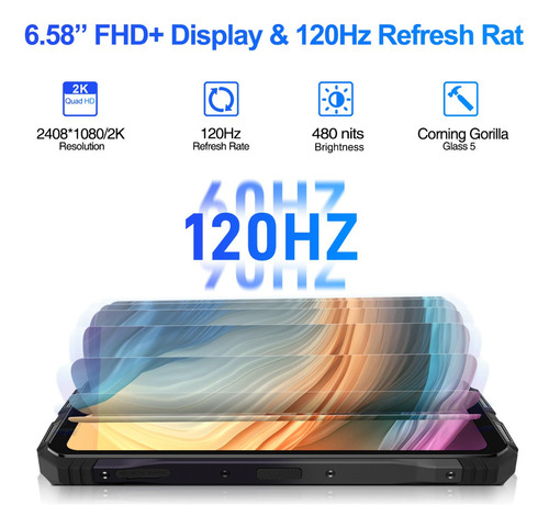 Doogee V30t 5g Dual Sim Rugged Phone 10800mah Android12 256gb Rom+12gb Ram 6.58inch 108mp Ip68 Waterproof/ip69k Wi-fi 6/gps/nfc