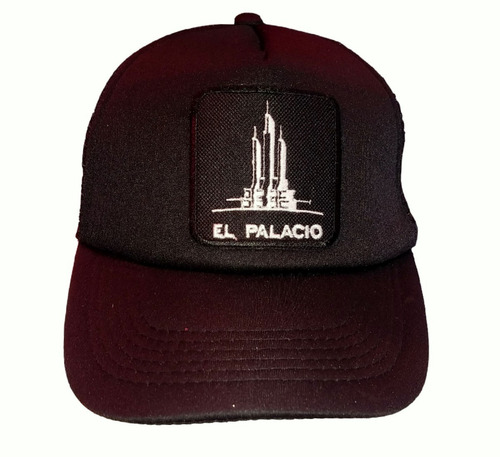 Imagen 2 de 7 de Gorra Trucker Torre Bordada Huracán Negro