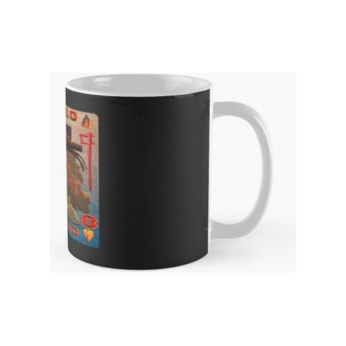 Taza La Leyenda Del Zorro - Tarjeta Del Zorro Ocho De Picas 