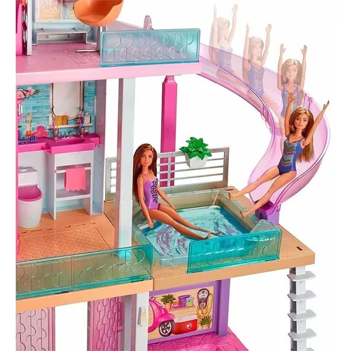 Casa dos sonhos da barbie com piscina