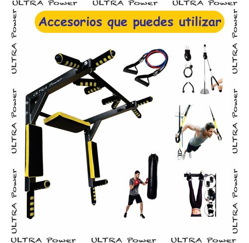 A3pn+c Barra Para Dominadas Fondos Ejercicio En Casa