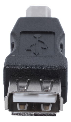Adaptador Usb Para Impressora Tipo A Fêmea - Tipo B Macho