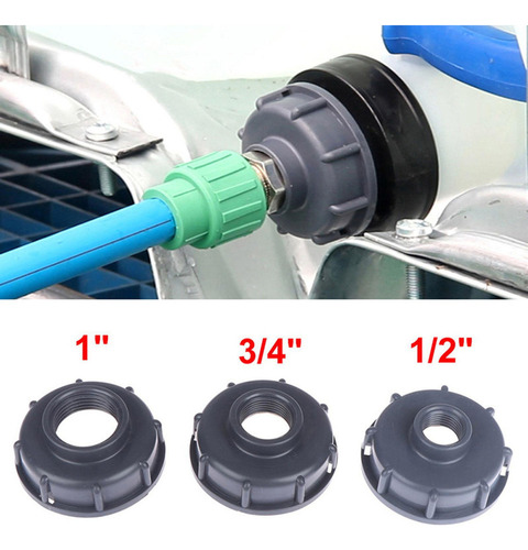 2 Adaptador De Tanque De Agua Tote Conector De 1,1 Pulgadas