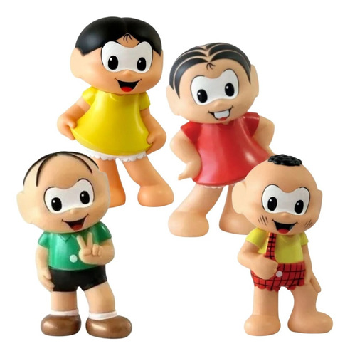 Boneco Oficial Turma Da Mônica Cebolinha Cascão Magali Vinil