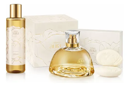 Kit Regalo Natura Aura Alba Perfume Mujer 75ml | MercadoLibre