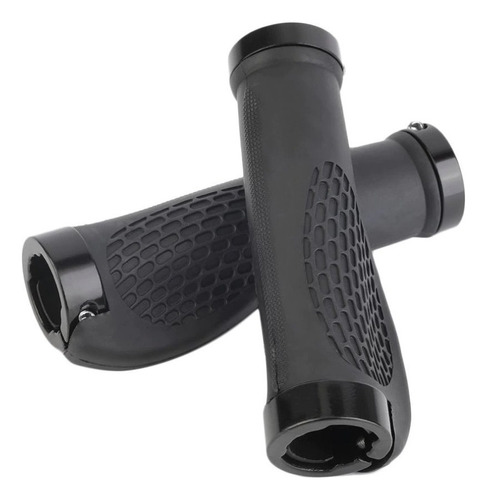 Mangos De Bicicleta Cómodos Grips Ergonómicos Color Negro