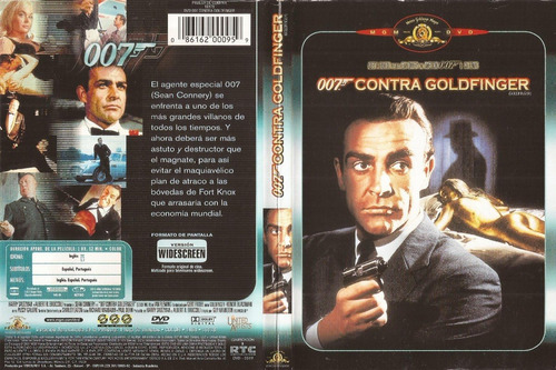 Goldfinger Dvd Sean Connery James Bond Dvd Original