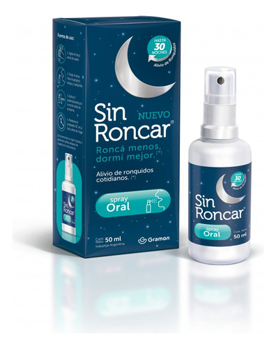 Spray Bucal Sinroncar Evitar Los Ronquidos X 50ml