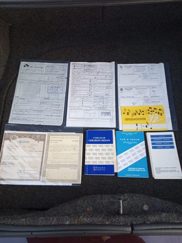 Imagem 12 de 12 de Chrysler Le Baron 1993