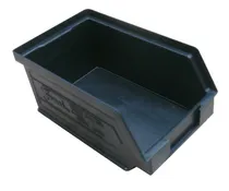 Comprar Gaveta Plastica Apilable Bin Organizador Exhibidor Cajon 16x9,5x7,5  Pack X 10 Me Negro