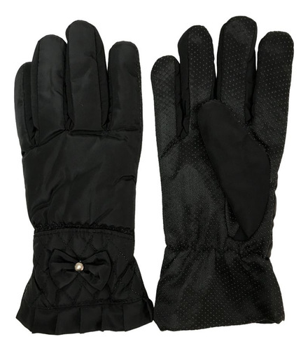 Guantes De Invierno Para Mujer Con Moñitos