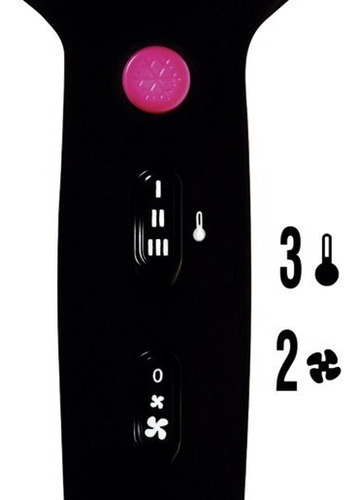 Secador De Pelo Solac 2000 W Studio Diffuser Sh7081 Color Negro