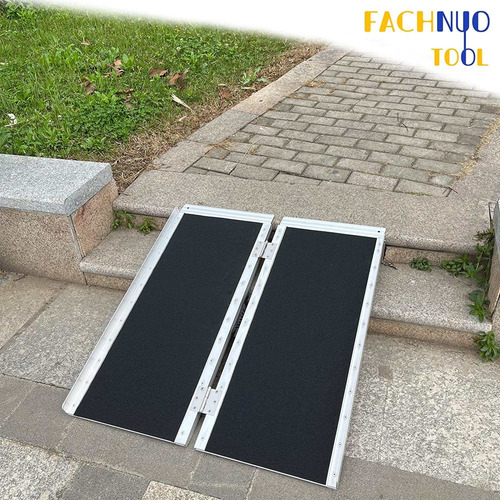 Imagen 4 de 7 de Rampa Portátil Para Silla De Ruedas Fachnuo, Antideslizante