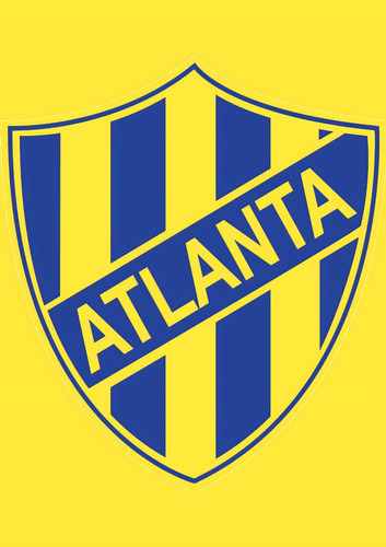 Póster Club Atlético Atlanta Autoadhesivo 100x70cm #336