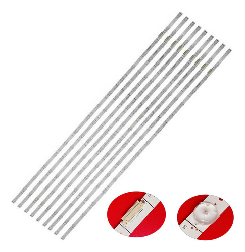 Dt 9 Tiras De 16 Leds Compatible Con 55h9g 55u8g