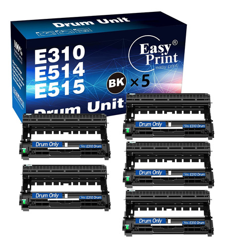 Easyprint 5-pack Drum Unit Only Para Replacement For