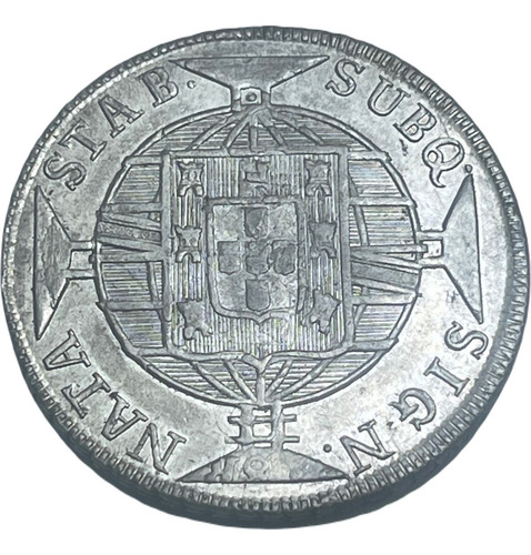 Moeda Prata 960 Réis 1820 Rio Cr-10a Escassa Coleção Antiga