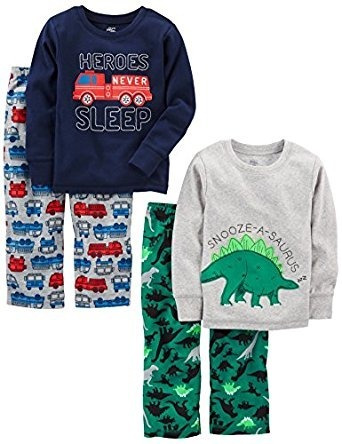 Set De 2 Pijama Para Bebés O Niños De 2 Piezas Lindo Diseño 