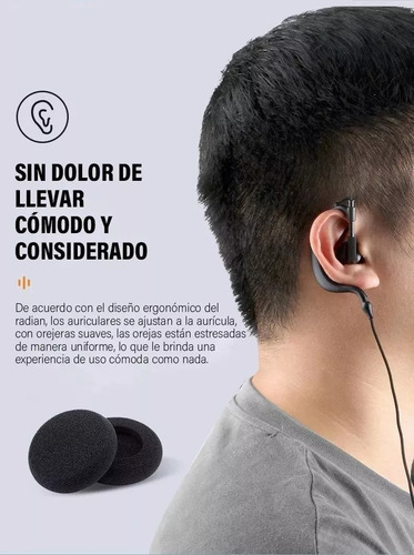 2pc Audifonos Manos Libres Para Radio Talkie Kenwood Baofeng