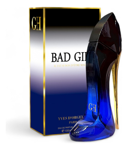 Perfume Bad Girl X 90ml Edp Yves Dorgeval Mujer Femenino