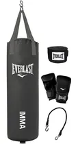 Comprar Kit Costal De Boxeo 70 Lbs Con Guantes Y Vendas Everlast Mma