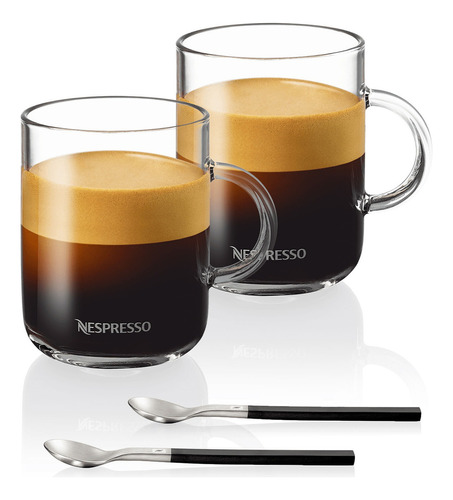 Nespresso Set De 2 Mugs Vertuo Con Cucharas