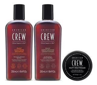 Daily Shampoo Conditione Heavy Hold Pomade American Crew Men