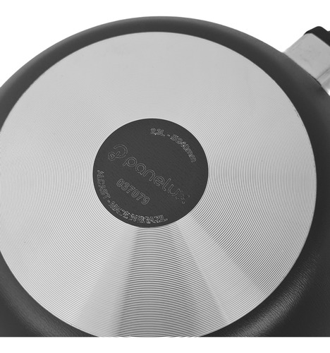 Wok Aluminio Panelux Magnific 24 Cm Grafito