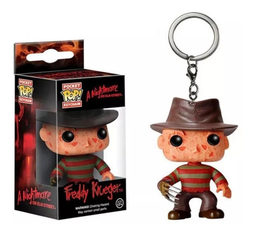 Chaveiro Boneco Funko Pop Freddy Krueger Coleção Pocket