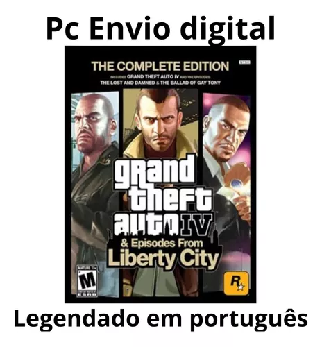 Gta 4 Grand Theft Auto Iv Complete Edition - Jogos Ps3 Psn