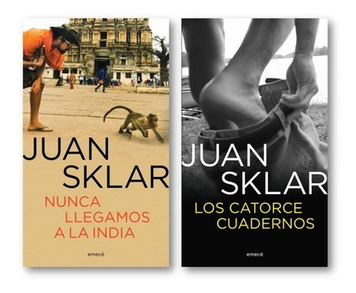 ** 2 Libros Juan Sklar ** India + Catorce Cuadernos