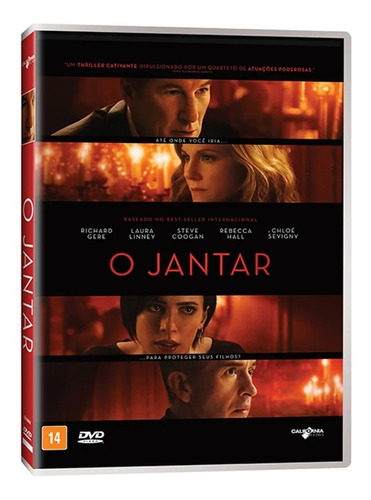 Dvd - O Jantar - Richard Gere, Laura Linney  * Dublado